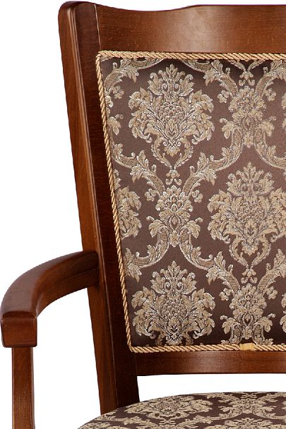 Кресло деревянное с подлокотниками Лорель Миланский орех - Вид 6