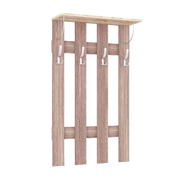 Ямайка Вешалка ЯПВ-1 (700*1200*260) ясень шимо/дуб сонома - Вид 1
