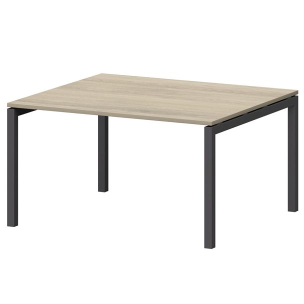 Стол переговорный на металлокаркасе СМСП-П-16.123.Пр50 Кронберг/Антрацит 1600x1236x750 Смарт - Вид 1