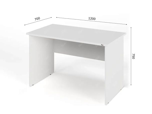 ЛАЙТ / LIGHT RLG002-12x7 Прямоугольный стол 120x70x75 Белый - Вид 2