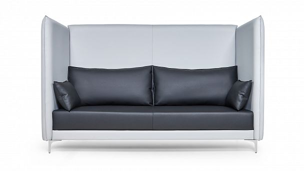 Кресло низкое Lang 88x91x84 чёрный - Вид 4