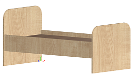 Кровать детская КЛД-001, 1200 - Фото предпросмотра