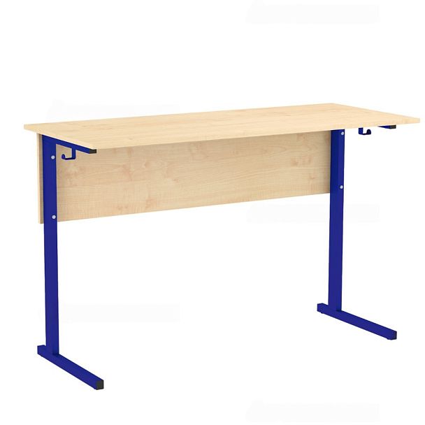 Стол ученический 110В, нерегулируемый, 2-местный на прямоугольной трубе (м/к Красный, Синий, Зеленый), гр.3 - Вид 3