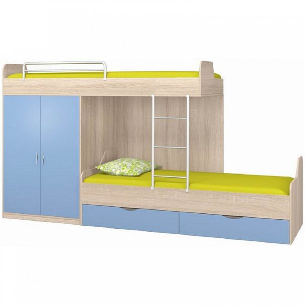Двухъярусная кровать "Дельта - 18.04.01" - Вид 1