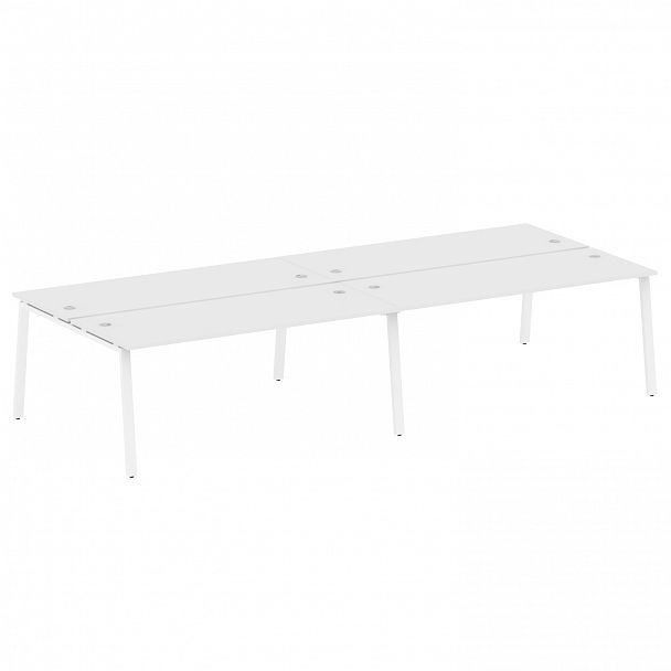 Рабочая станция "Metal System" БА.СМ-4.5 белый - Вид 1