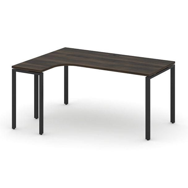 Concept Стол эргономичный CN.SA-001(L) Дуб Мали/Металл Черный 1380*1180*750 - Вид 1