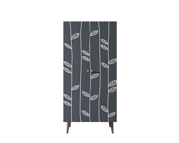 Шкаф малый двухстворчатый Berber принт 18 арт BB08/Print_18 - Вид 1