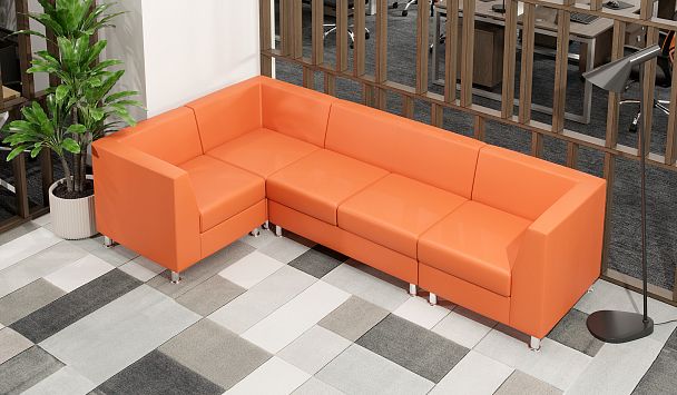 Секция угловая "PRIME" PR.U-1 бежевый кз - Вид 3