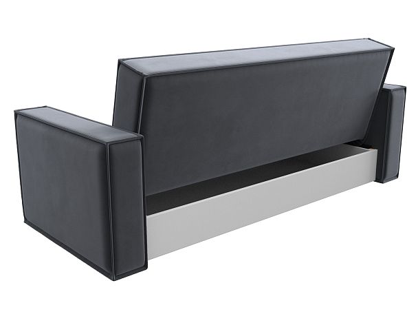 Диван-книжка Куба Велюр серый - Вид 6