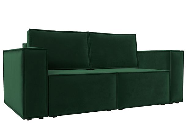 Диван прямой Куба мини Велюр зеленый - Вид 1