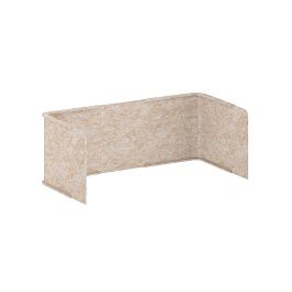 AcustiX Кабина настольная на стол L600 VE.KB1-118.6 Крем-брюле 1180*600*500 - Фото предпросмотра