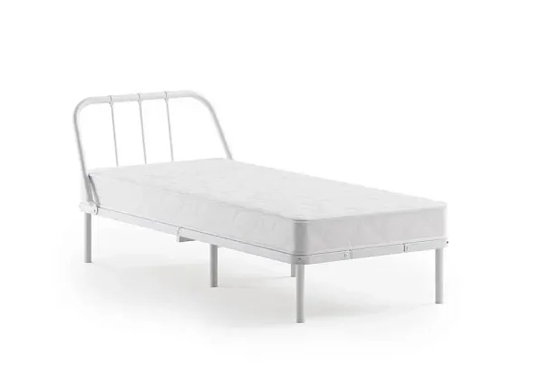 Кровать металлическая Мира 900х2000, цвет белый - Вид 2