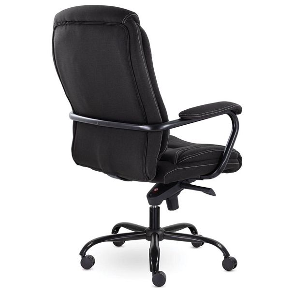 Кресло офисное "Ровер" CH-708, усиленное, НАГРУЗКА до 150 кг, ткань, черное - Вид 6