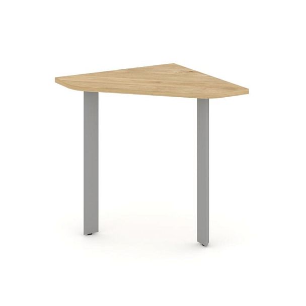 Style Project Next Угловой элемент стола SN-59.USP-011 Тиквуд Светлый/Металл Серый 700*700*750 - Вид 1