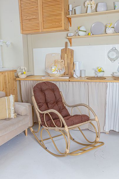 Кресло-качалка 05/05 из полиротанга - Вид 7