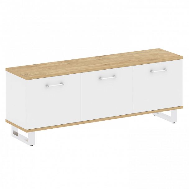 Греденция "Shift" SK.GR-B тиквуд светлый/белый бриллиант - Вид 1