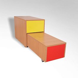 Лесенка для 2-х ярусной выкатной кровати - Фото предпросмотра