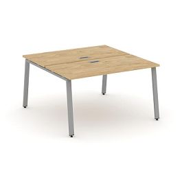 Стайл Проджект Рабочая станция 2-х сторон. SN-6A.DRS-021 Тиквуд Светлый/Металл Серый 980*1632*750 - Фото предпросмотра