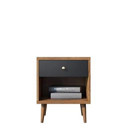 Тумбочка Berber с открытой полкой 33 принт арт BB33/Print_33, разноцветная - Фото предпросмотра