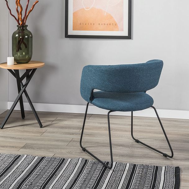 Кресло Hugs синий/Линк - Вид 9