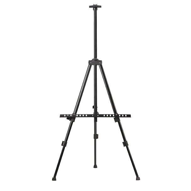 Мольберт-тренога металлический переносной, телескопический, 117х164х94 см, чехол, BRAUBERG ART, 192266 - Вид 2