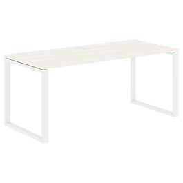 Стол прямой EQST 1780 Ясень Траун/Белый 1760х800х750 EDIS - Фото предпросмотра