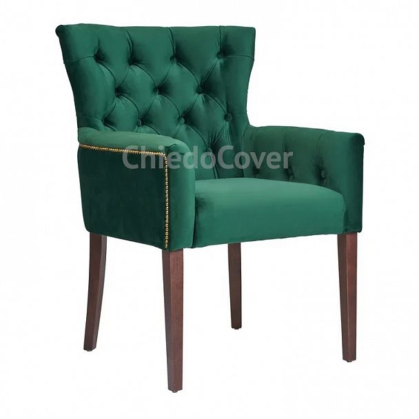 Кресло Байрон велюр изумруд - Вид 3