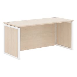 Стол прямой XQPST 167H Бук Тиара/Белый 1600х700х750 XTEN-QP - Фото предпросмотра