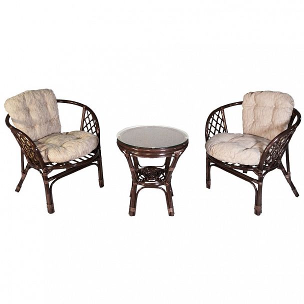 Комплект "Багама" дуэт, подушки  обычные коричневые твил - Вид 6