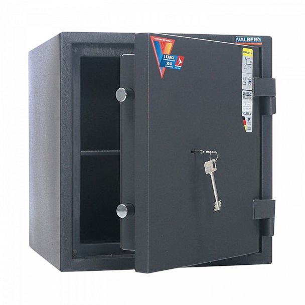Сейф взломостойкий 1 класс VALBERG "Кварцит-46", 460х440х430 мм, 113 кг, ключевой замок - Вид 1