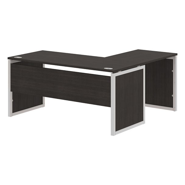 Стол угловой XQPCT 1615 Дуб Юкон Модерн/Алюминий 1600х1500х750 XTEN-QP - Вид 1