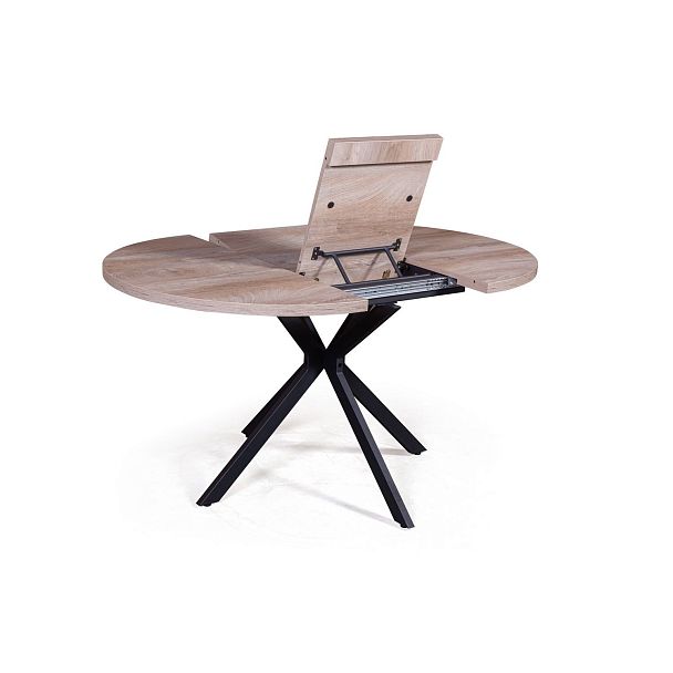 Стол круглый Vegas раздвижной (100+40) дуб эндгрейн - Вид 7