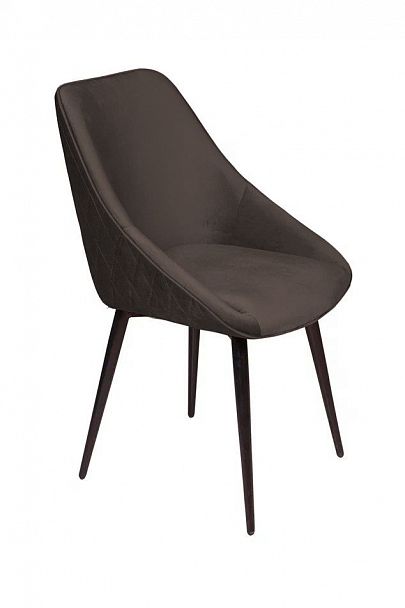 Стул Neo ромб бархат антрацит 14/опора конус - Вид 1