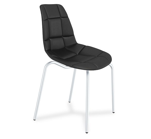 Стул Sheffilton SHT-ST29-C/S130 HD черный/хром лак - Вид 2