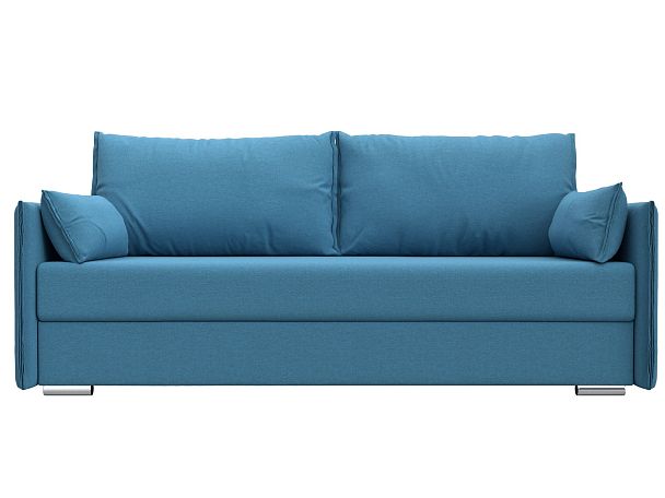 Диван прямой Сайгон Рогожка голубой - Вид 2