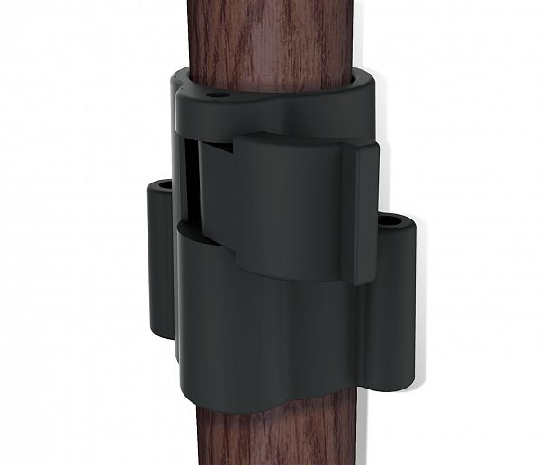 Вешалка Sheffilton CH-4345 на колесиках черный/темный орех - Вид 4