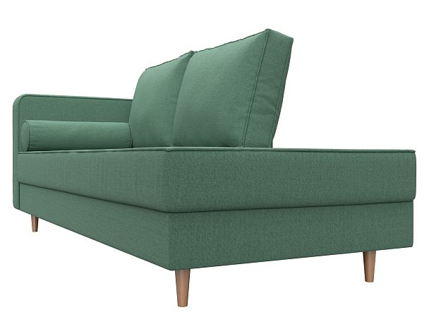 Кушетка Прайм левая Рогожка зеленый - Вид 3