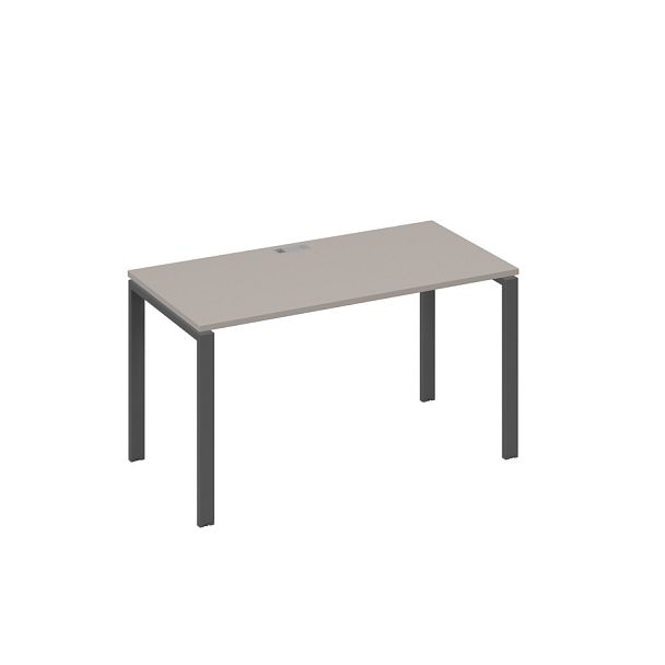 Стол письменный на металлокаркасе UNO A4 А4 Б1 014 БП мокко премиум / металлокаркас антрацит - Вид 1