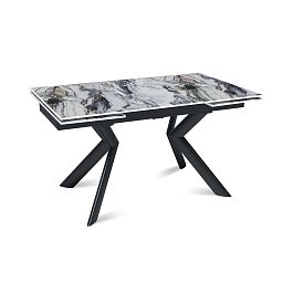 Стол раскладной Bridge (140+40+40), керамика глянцевая Cold Jade - Фото предпросмотра