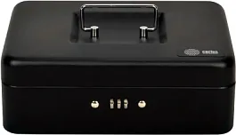 Ящик для денег Cactus CS-DCB-003 90x250x180мм кодовый графитовый сталь 1.13кг - Фото предпросмотра