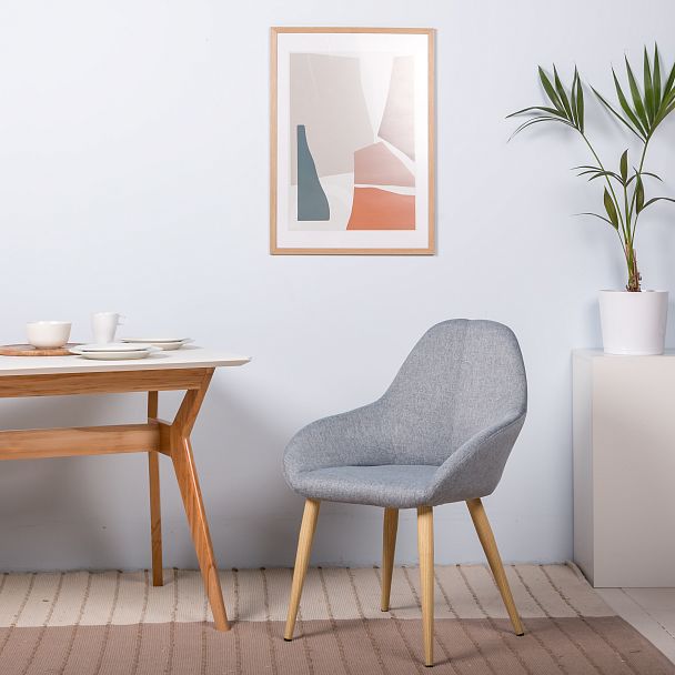 Стул Kent Сканди Грей Натур - Вид 7