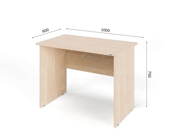 ЛАЙТ / LIGHT RLG001-10x6 Прямоугольный стол 100x60x75 Дуб Сонома - Вид 2