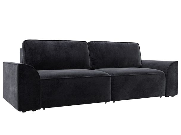 Диван прямой Лига-048 НПБ Велюр серый - Вид 1