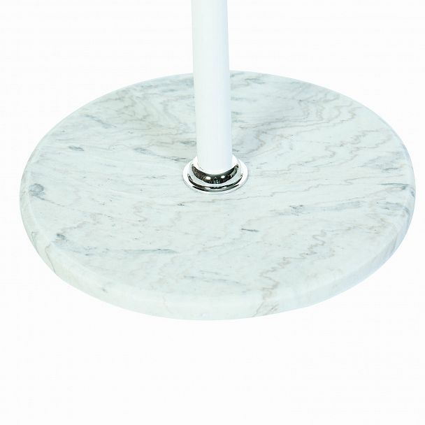 Вешалка-стойка BRABIX "CR-1906" на мраморном диске, металл белый/дерево бук, 6 крючков, 606440 - Вид 6