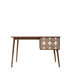 Стол рабочий Berber принт 17 с одной тумбой арт BB20/Print_17 - Фото предпросмотра