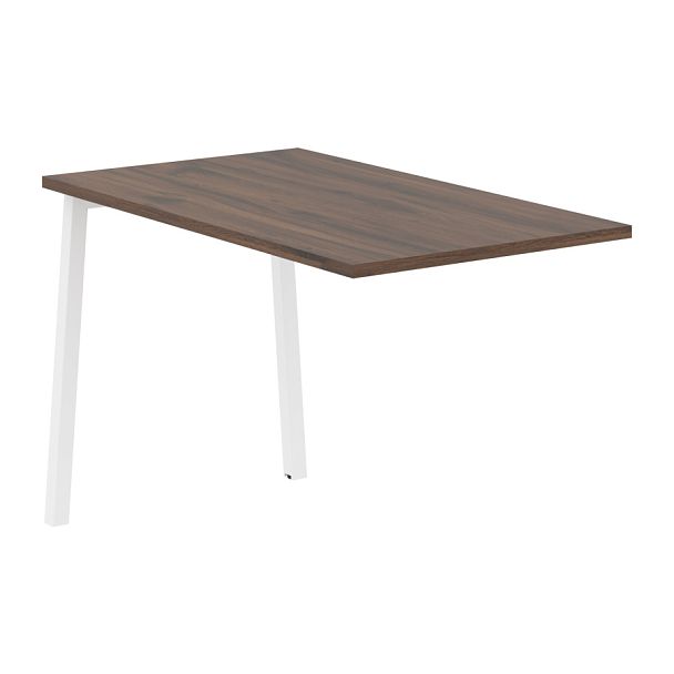 Брифинг-приставка ELB 1167 Дуб Денвер тёмный/Белый 1160х670х750 EDIS - Вид 1