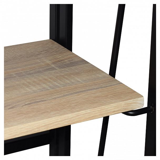 Стеллаж на металлокаркасе BRABIX "LOFT SH-001", 600х300х1250 мм, складной, цвет дуб натуральный, 641230 - Вид 14