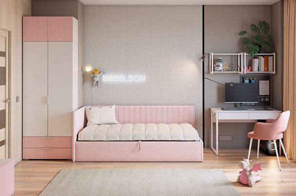 Комплект детской мебели "Зефир К9" (4015х1000х2300) ДК09Зефир.3197 - Вид 1