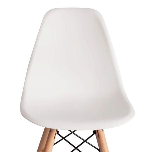 Стул барный Синди Бар Чаир/Cindy Bar Chair (мод.80-1), дерево бук/металл/пластик, White (Белый) 70029/ натуральный - Вид 6