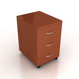 Тумба выкатная ТВ-03 Менеджер орех - Фото предпросмотра